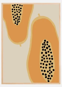 Papaya Fruit Plakat (21x29.7 cm (A4))