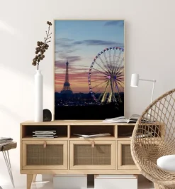 Paris Wheel Plakat (21x29.7 cm (A4))