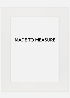 Passepartout Cotton White 3 mm - Bestilt efter mål