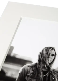 Passepartout Cotton White 3 mm - Bestilt efter mål