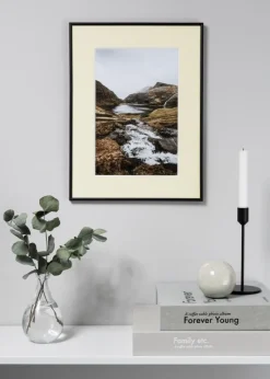 Passepartout Creme 3 mm (Hvid kerne) - Bestilt efter mål