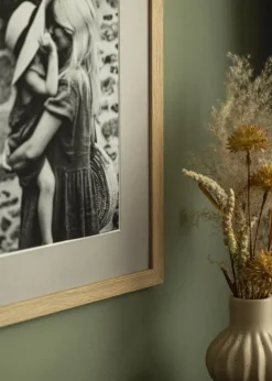 Passepartout Grå (Hvid kerne) - Bestilt efter mål