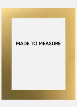 Passepartout Guld (Hvid kerne) - Bestilt efter mål (Guld)