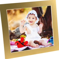 Passepartout Guld (Hvid kerne) - Bestilt efter mål (Guld)