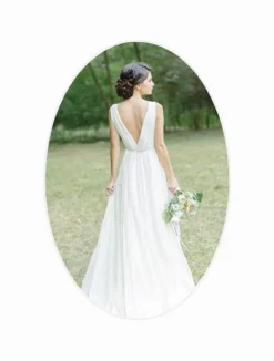 Passepartout Hvid (Hvid kerne) Oval 13x18 cm (8x11,5) (13x18 cm)