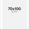 Passepartout Hvid Standard (Hvid kerne) 70x100 cm (61x92)
