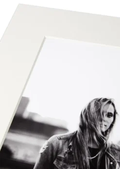 Passepartout Hvid 30x30 cm - Collage 4 Billeder (11x11 cm) (30x30 cm)