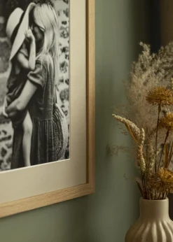 Passepartout Perlegrå (Hvid kerne) - Bestilt efter mål