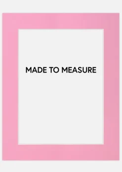 Passepartout Rosa (Hvid kerne) - Bestilt efter mål