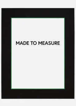 Passepartout Sort (Grøn kerne) - Bestilt efter mål