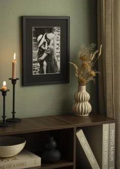 Passepartout Sort Standard (Hvid Kerne) 60x90 cm (39x69)