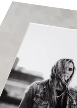 Passepartout Suede Smoke - Bestilt efter mål