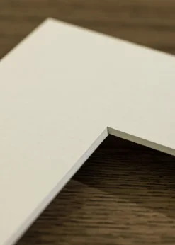 Passepartout Superhvid (Hvid kerne) - Bestilt efter mål