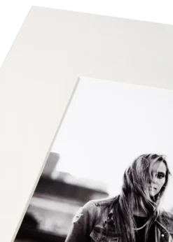 Passepartout XL Standard Hvid (Hvid Kerne) 40x50 cm (20x28,7 - A4)