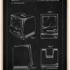 Patent Print - First Macintosh - Black Plakat (21x29.7 cm (A4))