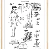 Patenttegning - Barbie Plakat (21x29.7 cm (A4))