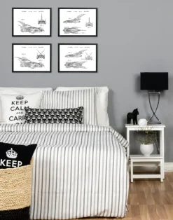 Patenttegning - Batman - Batmobile 1996 IIII Plakat (21x29.7 cm (A4))