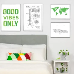 Patenttegning - Batman - Batmobile 1990 III Plakat (21x29.7 cm (A4))