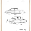 Patenttegning - Cadillac I Plakat (21x29.7 cm (A4))