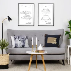 Patenttegning - Cadillac I Plakat (21x29.7 cm (A4))