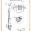 Patenttegning - Elguitar II Plakat (21x29.7 cm (A4))