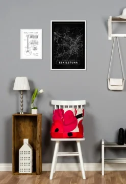 Patenttegning - Elguitar I Plakat (21x29.7 cm (A4))