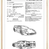 Patenttegning - Ferrari F40 I Plakat (21x29.7 cm (A4))