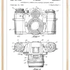 Patenttegning - Kamera I Plakat (21x29.7 cm (A4))