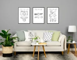 Patenttegning - Kamera I Plakat (21x29.7 cm (A4))