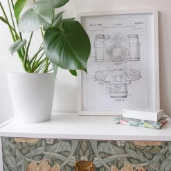 Patenttegning - Kamera I Plakat (21x29.7 cm (A4))