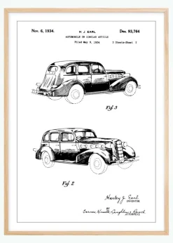 Patenttegning - La Salle II Plakat (21x29.7 cm (A4))