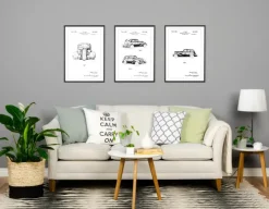 Patenttegning - La Salle II Plakat (21x29.7 cm (A4))