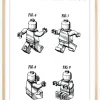 Patenttegning - Lego II Plakat (21x29.7 cm (A4))