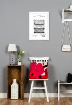 Patenttegning - Skrivemaskine Plakat (21x29.7 cm (A4))
