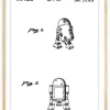 Patenttegning - Star Wars - R2-D2 Plakat (21x29.7 cm (A4))