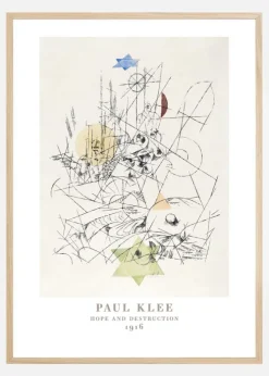 Paul Klee - Hope and Destruction 1916 Plakat (21x29.7 cm (A4))