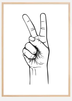 Peace Plakat (21x29.7 cm (A4))