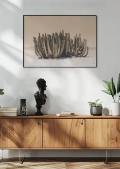 Peach Sky Cactus Plakat (21x29.7 cm (A4))