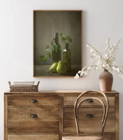 Pears And Bottles Plakat (21x29.7 cm (A4))