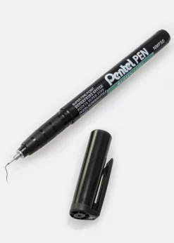 Pentel NMF50-A - Sort albumpen - 0,4 mm