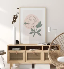 PEONY Plakat (21x29.7 cm (A4))