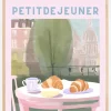 Petit Dejeuner Plakat (21x29.7 cm (A4))