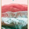 Pink beach Plakat (21x29.7 cm (A4))