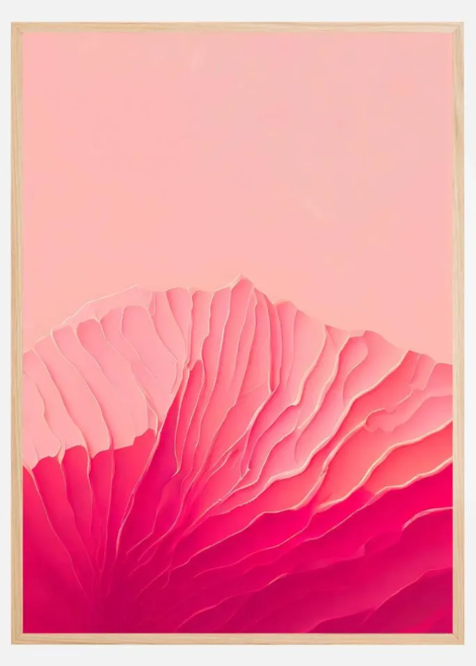 Pink Coral Plakat (21x29.7 cm (A4))