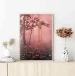 Pink Forrest Plakat (21x29.7 cm (A4))