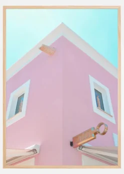 Pink Town Plakat (21x29.7 cm (A4))