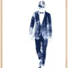 Pinstriped suit Plakat (21x29.7 cm (A4))