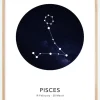Pisces Plakat (21x29.7 cm (A4))