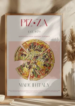 Pizza Plakat (21x29.7 cm (A4))