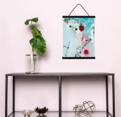 Plakatlister Sort - 50 cm